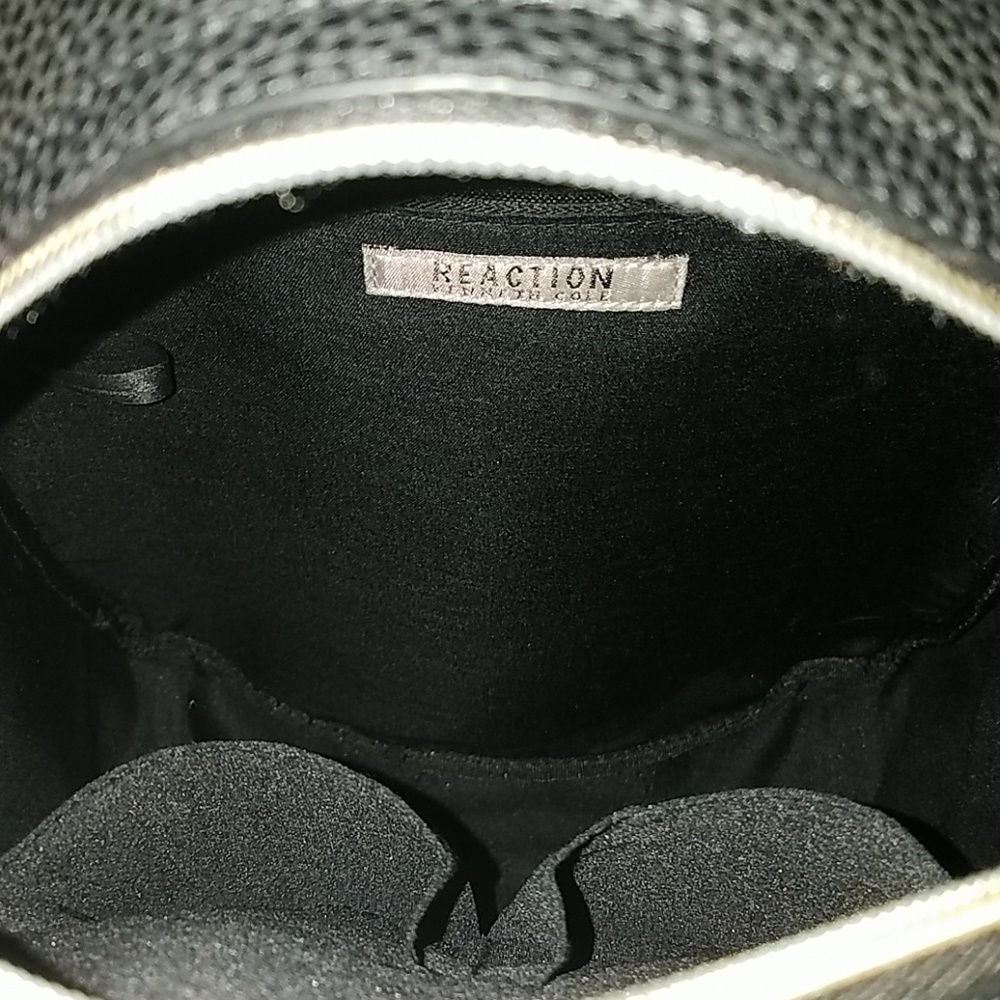Reaction Kenneth Cole Gold Studded Black Backpack - Picture 3 of 3
